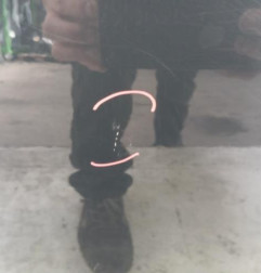 Porte arriere gauche PEUGEOT 208 1