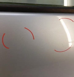 Porte avant droit RENAULT SCENIC 3 Photo n°3