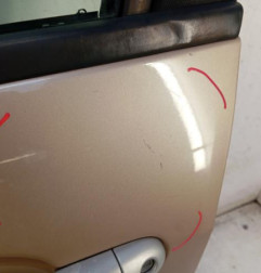 Porte avant gauche RENAULT MODUS Photo n°5