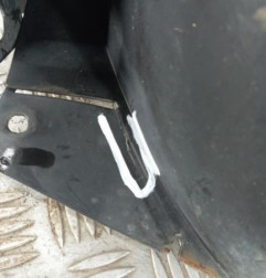 Pare boue avant droit RENAULT CLIO 3 Photo n°4