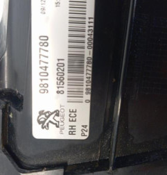 Feu arriere secondaire droit (feux) PEUGEOT 3008 2 Photo n°3