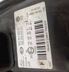 Optique avant principal droit (feux)(phare) VOLKSWAGEN GOLF PLUS Photo n°5