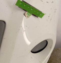 Pare choc avant RENAULT CLIO 3 Photo n°3