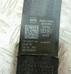 Ceinture avant gauche SEAT IBIZA 4 Photo n°3