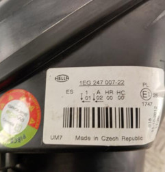 Optique avant principal droit (feux)(phare) VOLKSWAGEN GOLF 5 Photo n°5