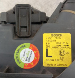 Optique avant principal gauche (feux)(phare) PEUGEOT 406 Photo n°5