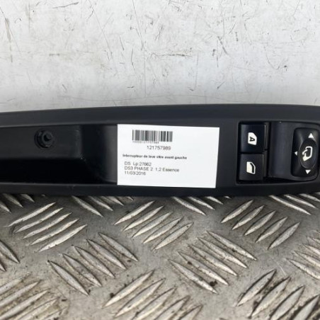 Interrupteur de leve vitre avant gauche DS DS3 Photo n°1