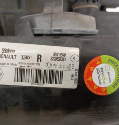 Optique avant principal droit (feux)(phare) RENAULT GRAND MODUS Photo n°6