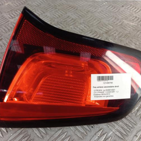 Feu arriere secondaire droit (feux) CITROEN C3 2 Photo n°1