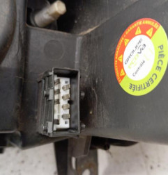 Optique avant principal droit (feux)(phare) PEUGEOT 407 Photo n°3