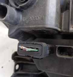 Optique avant principal gauche (feux)(phare) RENAULT LAGUNA 3 Photo n°3