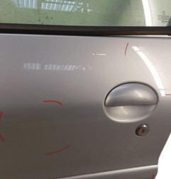 Porte avant gauche PEUGEOT 206 Photo n°3