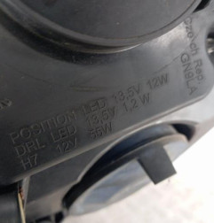 Optique avant principal gauche (feux)(phare) FORD FIESTA 7 Photo n°8