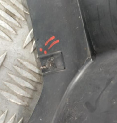 Pare boue avant droit VOLKSWAGEN POLO 5 Photo n°5