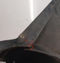 Pare boue avant gauche VOLKSWAGEN POLO 5 Photo n°6