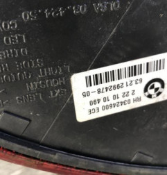 Feu arriere principal droit (feux) BMW X1 E84 Photo n°6