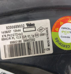 Optique avant principal gauche (feux)(phare) RENAULT KANGOO 1 Photo n°5