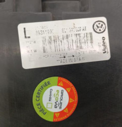 Optique avant principal gauche (feux)(phare) VOLKSWAGEN POLO 4 Photo n°6