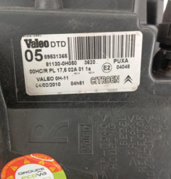 Optique avant principal droit (feux)(phare) CITROEN C1 1 Photo n°5