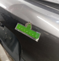 Pare choc arriere RENAULT MEGANE 3 Photo n°5