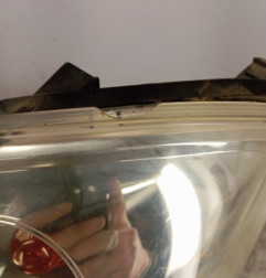 Optique avant principal gauche (feux)(phare) RENAULT CLIO 3 Photo n°4