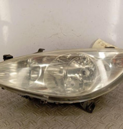Optique avant principal gauche (feux)(phare) PEUGEOT 307 Photo n°1