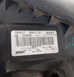 Optique avant principal gauche (feux)(phare) RENAULT TRAFIC 2 Photo n°4