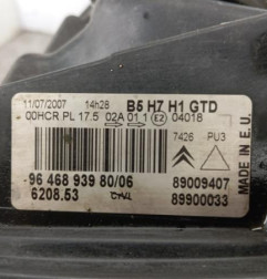 Optique avant principal gauche (feux)(phare) CITROEN C4 1 Photo n°3