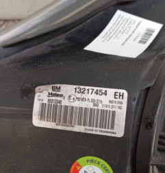 Optique avant principal droit (feux)(phare) OPEL CORSA D Photo n°4