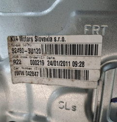 Leve vitre electrique avant droit KIA SPORTAGE 3 Photo n°4
