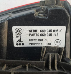 Feu arriere principal droit (feux) VOLKSWAGEN POLO 5 Photo n°5