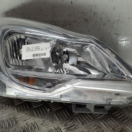 Optique avant principal droit (feux)(phare) OPEL CORSA D