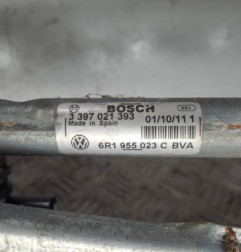 Moteur essuie glace avant VOLKSWAGEN POLO 5 Photo n°5