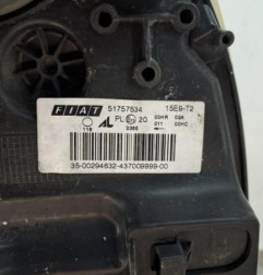 Optique avant principal droit (feux)(phare) FIAT BRAVO 2 Photo n°5