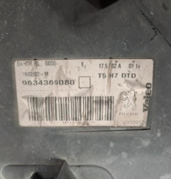 Optique avant principal droit (feux)(phare) PEUGEOT 307 Photo n°5