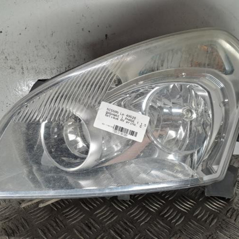 Optique avant principal gauche (feux)(phare) NISSAN QASHQAI 1