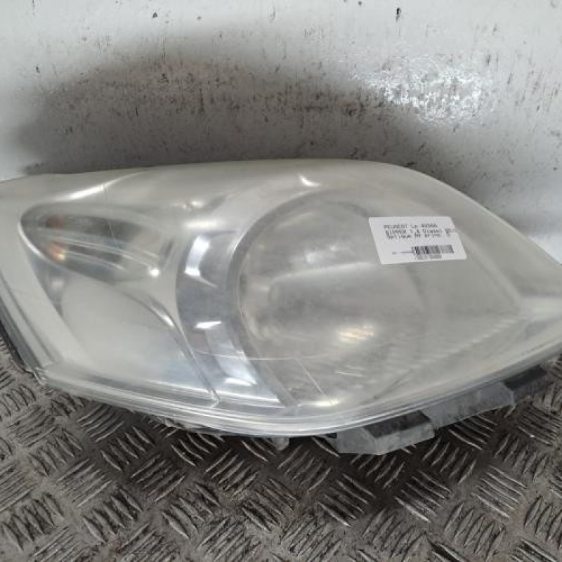Optique avant principal droit (feux)(phare) PEUGEOT BIPPER