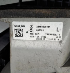 Feu arriere principal gauche (feux) MERCEDES CLASSE B 246 Photo n°5