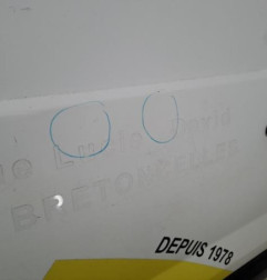 Porte laterale droit FIAT SCUDO 2 Photo n°3