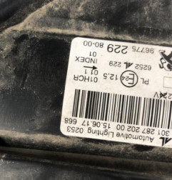 Optique avant principal droit (feux)(phare) PEUGEOT 308 2 Photo n°5