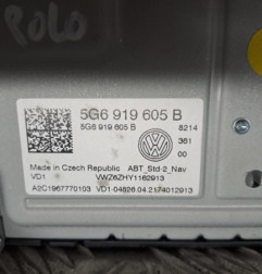 Ecran GPS VOLKSWAGEN POLO 6 Photo n°4