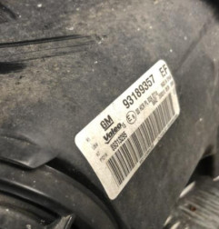 Optique avant principal gauche (feux)(phare) OPEL CORSA D Photo n°6