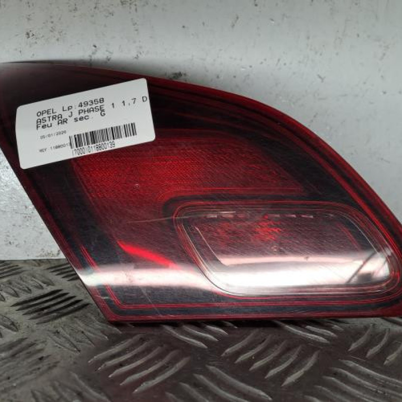 Feu arriere secondaire gauche (feux) OPEL ASTRA J