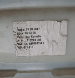 Baguette de porte avant gauche CITROEN C4 CACTUS Photo n°3