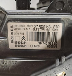 Optique avant principal gauche (feux)(phare) CITROEN C5 2 Photo n°6