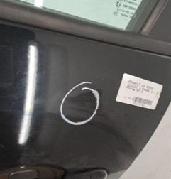 Porte avant gauche RENAULT SCENIC 3 Photo n°4