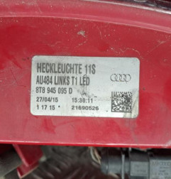 Feu arriere principal gauche (feux) AUDI A5 1 Photo n°5