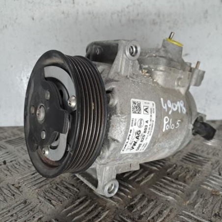 Compresseur clim VOLKSWAGEN POLO 5 Photo n°1