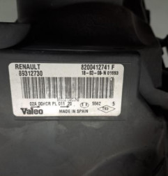 Optique avant principal gauche (feux)(phare) RENAULT MEGANE 2 Photo n°5