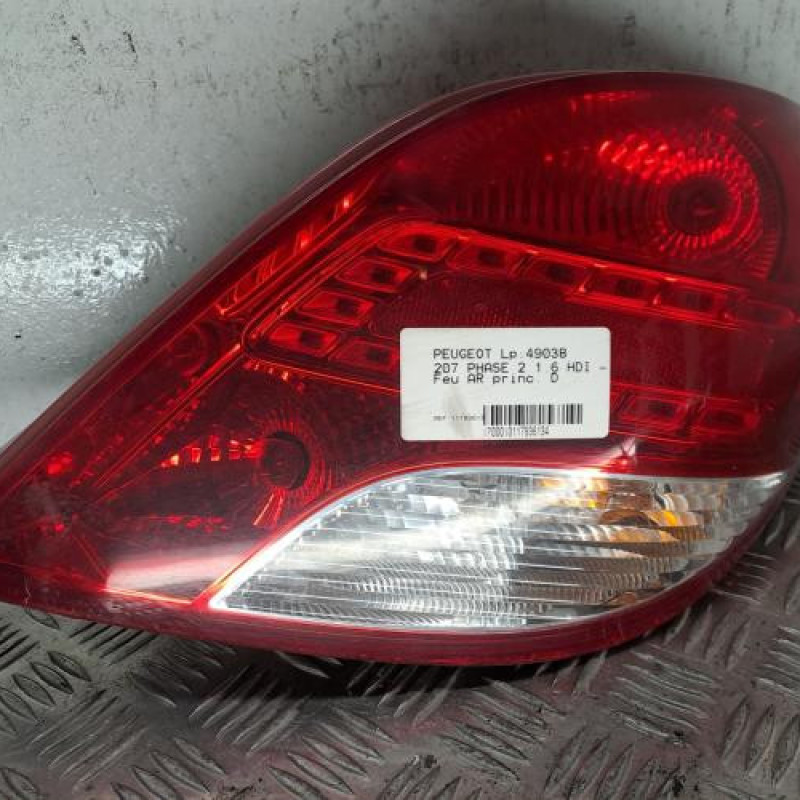 Feu arriere principal droit (feux) PEUGEOT 207
